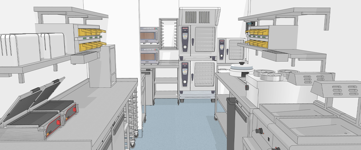 Fast Food Establishment - TAG's 3D Drawing